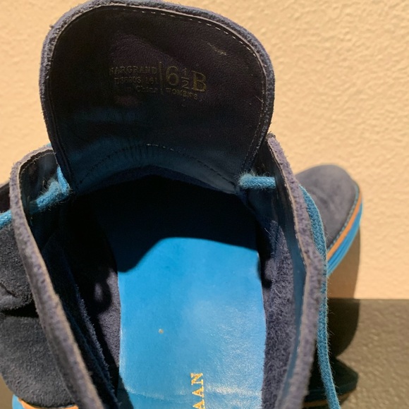 ColeHaan suede lace up ankle boot - Picture 3 of 4